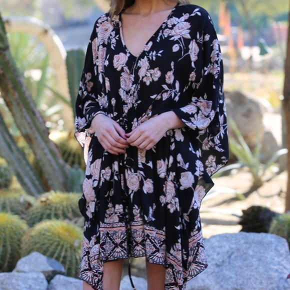 FLORAL PRINT DRESS - Picture 3 of 9